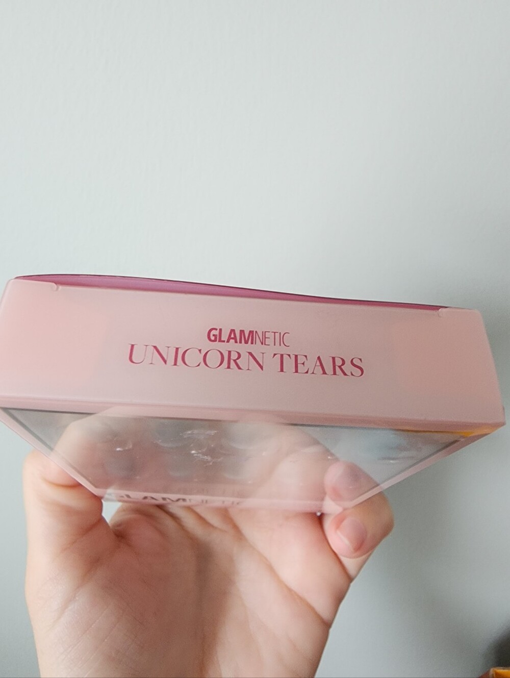 GLAMnetic Press-On Nails, Unicorn Tears, Shimmery Aqua Blue NEW - Picture 6 of 7